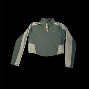 Nike blue and Gray Crop Top